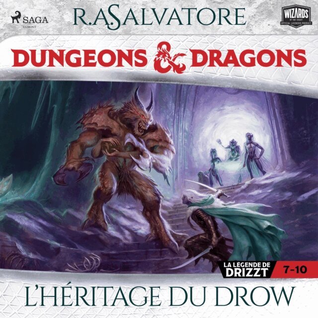 Salvatore - Compilation Dungeons & Dragons 7-10 : L'Heritage du Drow, Ljudbok