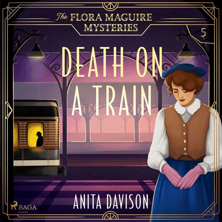 Anita Davison - Death on a Train: a page-turning, historical cosy mystery series, Ljudbok