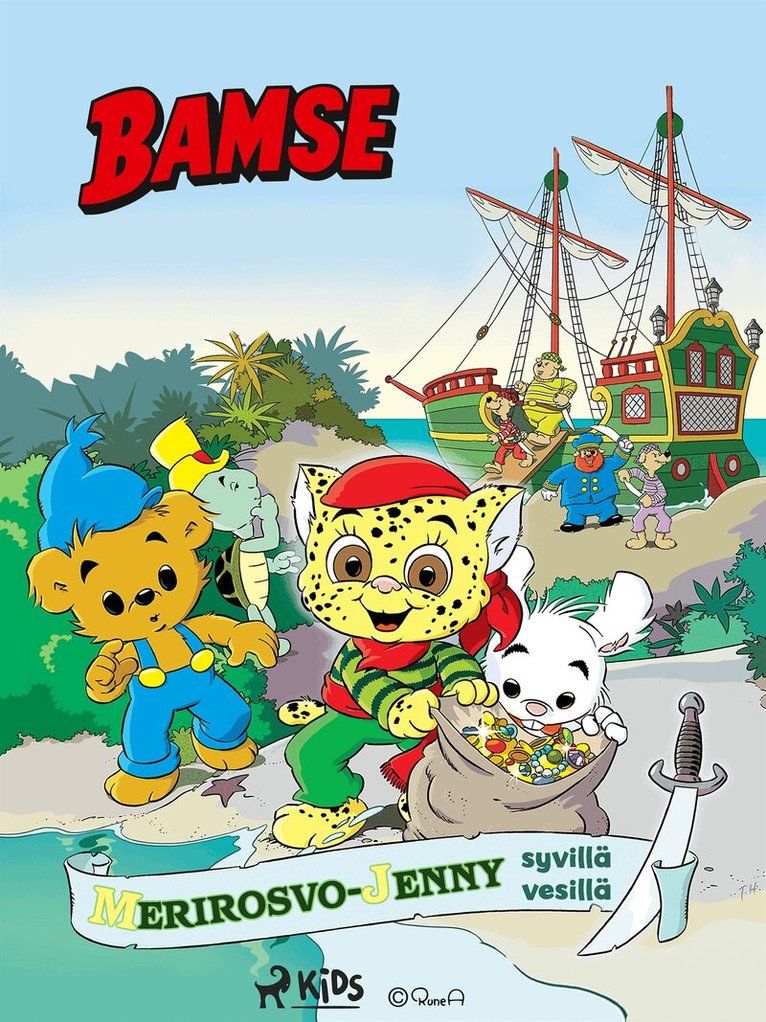 Susanne Adolfsson, Tiia Mensio - Bamse - Merirosvo Jenny syvillä vesillä, E-bok