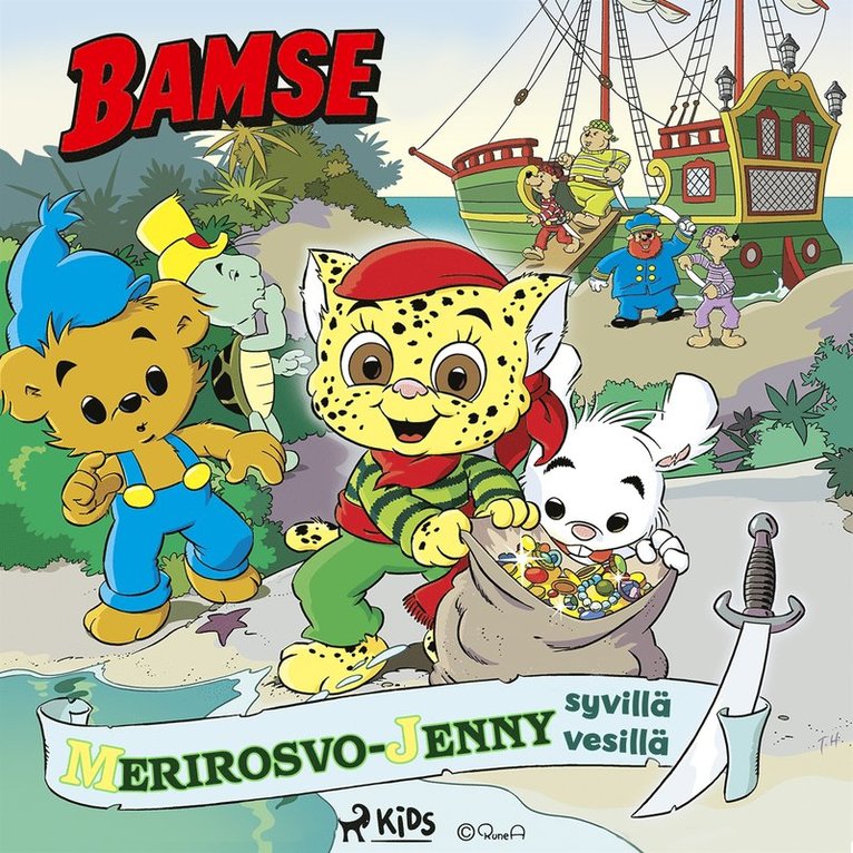 Susanne Adolfsson, Tiia Mensio - Bamse - Merirosvo Jenny syvillä vesillä, Ljudbok