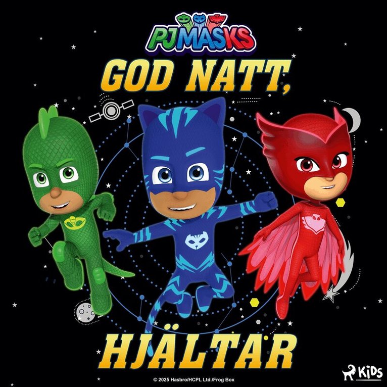 eOne - Pyjamashjältarna – God natt, hjältar, Ljudbok