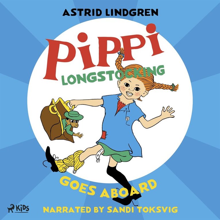 Astrid Lindgren - Pippi Longstocking Goes Aboard, Ljudbok