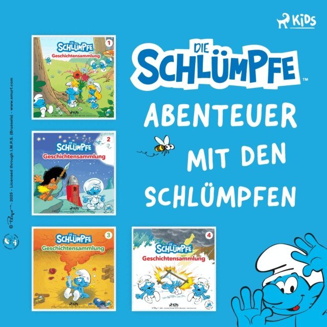Peyo - Die Schlumpfe - Abenteuer mit den Schlumpfen, Ljudbok