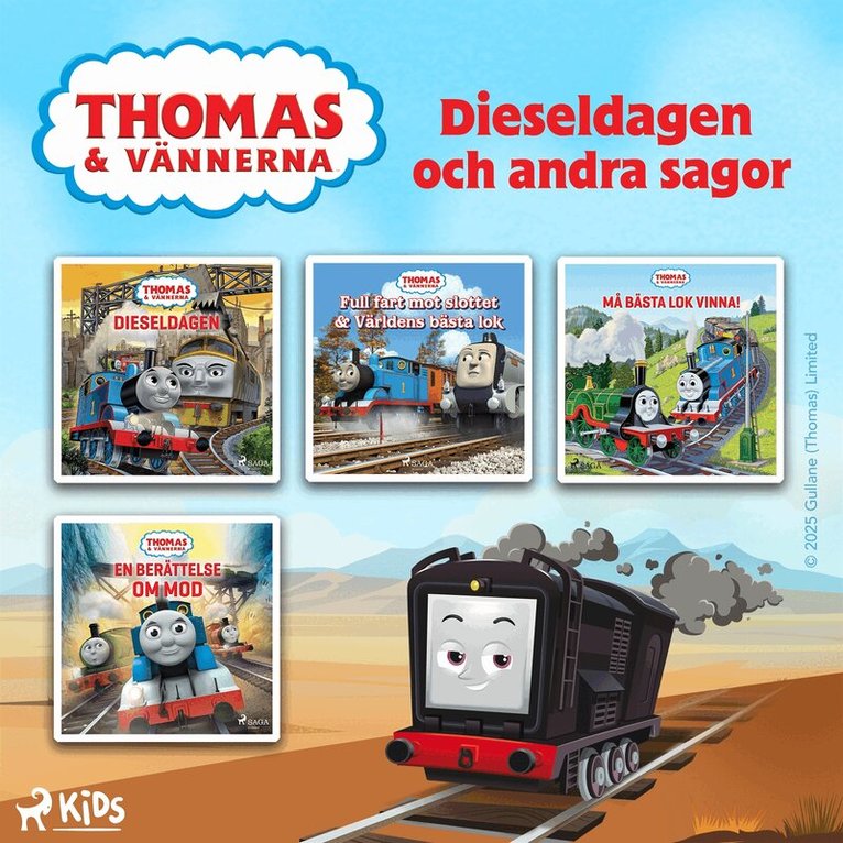 Mattel - Thomas och vännerna – Dieseldagen och andra sagor, Ljudbok