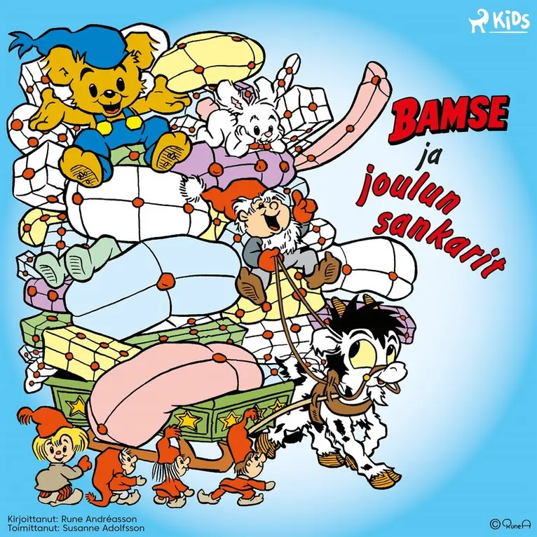 Rune Andréasson, Susanne Adolfsson, Tiia Mensio - Bamse ja joulun sankarit, Ljudbok. Tillgänglighet: Lägg i varukorg