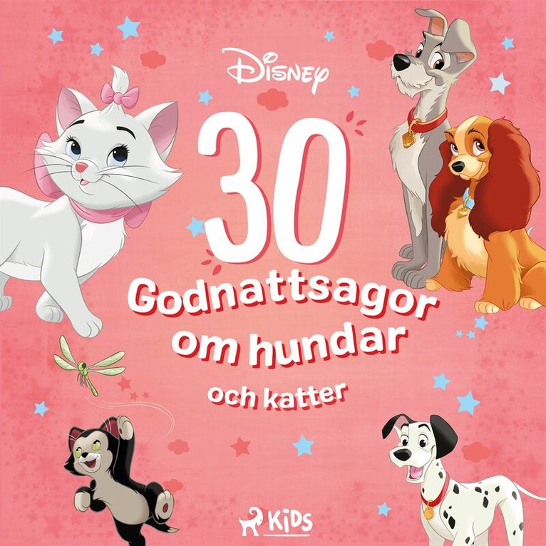 Disney, Sandra Riomar - Disney: 30 Godnattsagor om hundar och katter, Ljudbok