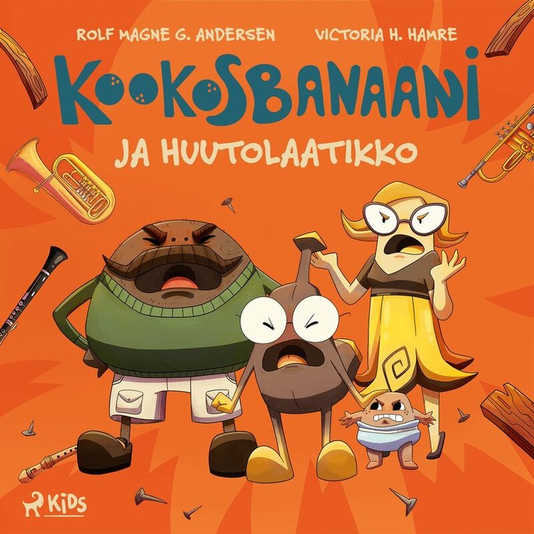 Rolf Magne G. Andersen, Tiia Mensio - Kookosbanaani ja huutolaatikko, Ljudbok