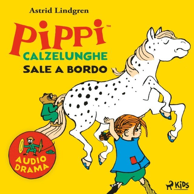 Lindgren - Pippi Calzelunghe sale a bordo, Ljudbok