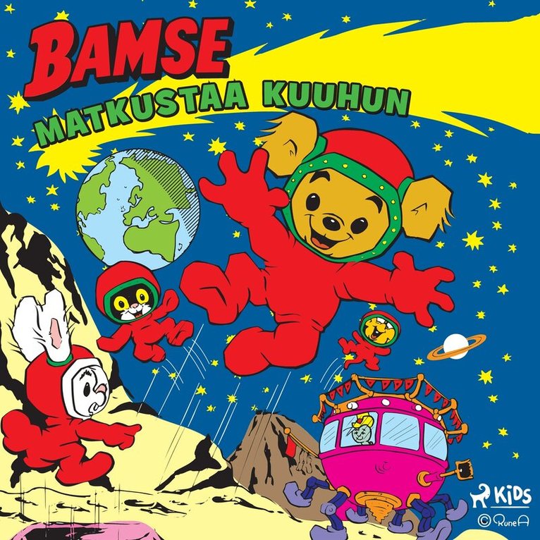 Rune Andréasson - Bamse matkustaa kuuhun, Ljudbok