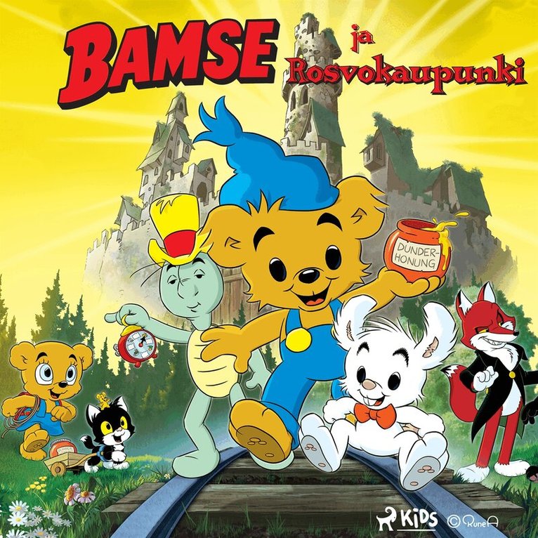 Joakim Gunnarsson, Tomas Tivemark, Johan Kindblom - Bamse ja Rosvokaupunki, Ljudbok