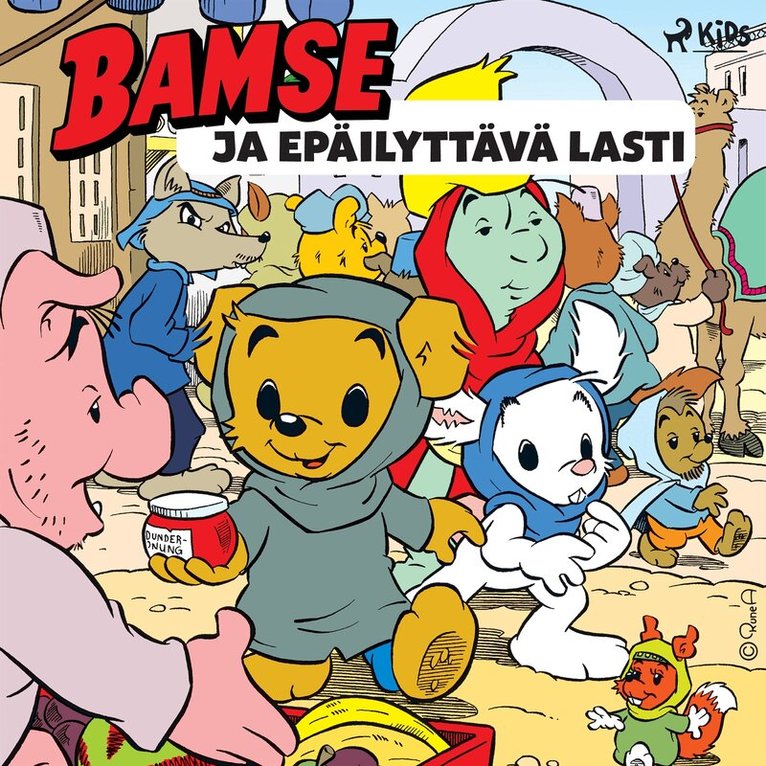 Jens Hansegård - Bamse ja epäilyttävä lasti, Ljudbok