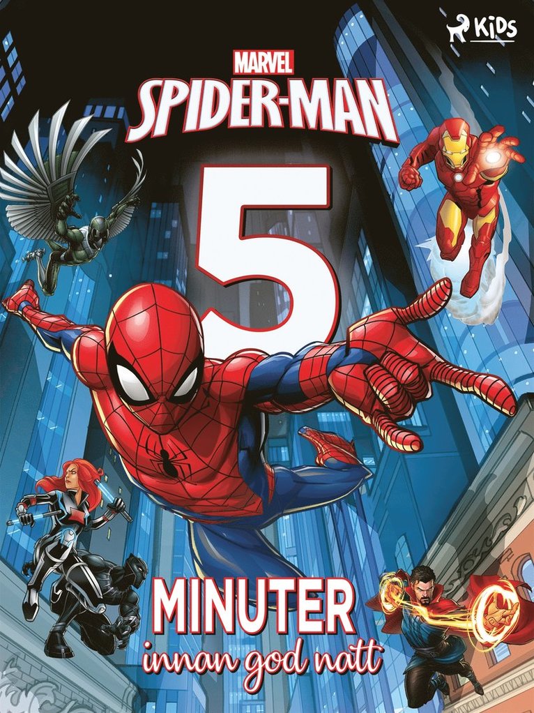 Marvel - Spider-Man – 5 minuter innan god natt, E-bok