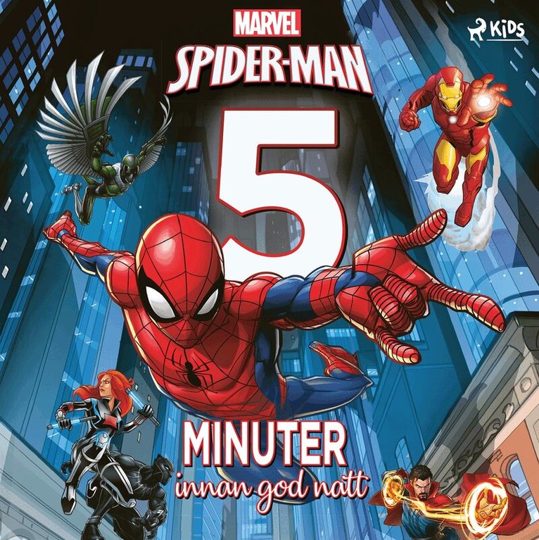 Marvel - Spider-Man - 5 minuter innan god natt, Ljudbok