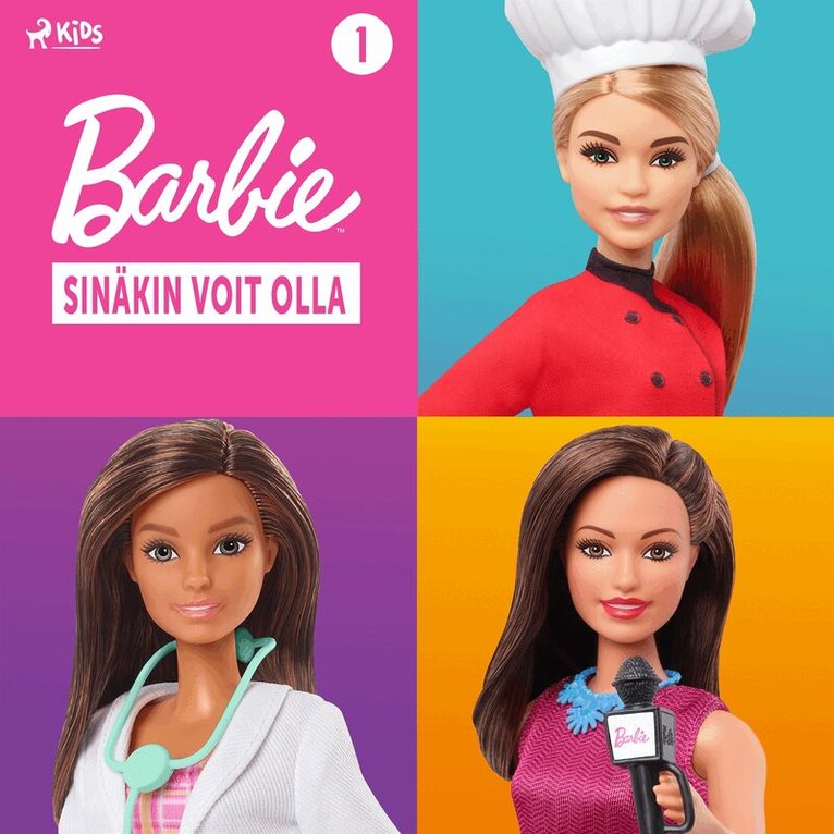 Mattel - Barbie – Sinäkin voit olla -kokoelma 1, Ljudbok