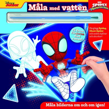 Måla med vatten. Spidey, Kartonnage