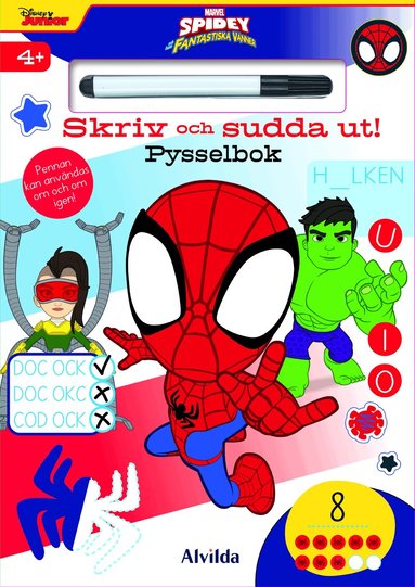 Marvel Spidey - Skriv och sudda ut! Pysselbok, Häftad. Tillgänglighet: Lägg till