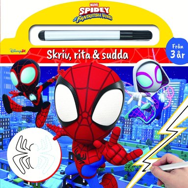 Skriv och sudda ut - Spidey, Kartonnage