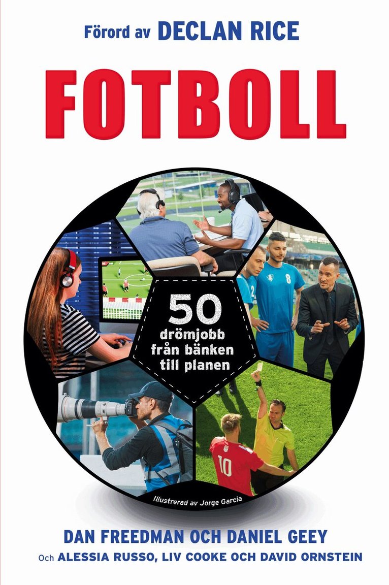 Fotboll - 50 drömjobb frän bänken till planen, Inbunden