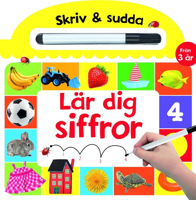 Skriv & sudda - Lär dig siffror, Kartonnage