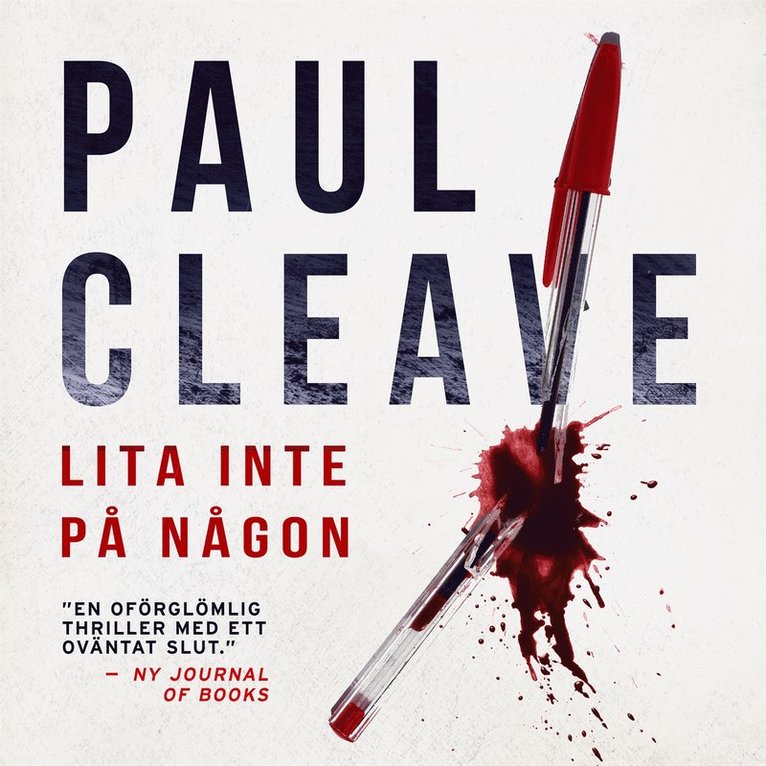 Paul Cleave - Lita inte på någon, Ljudbok