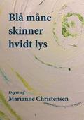 Bl� m�ne skinner hvidt lys