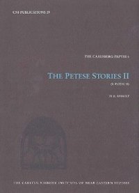 The Carlsberg papyri The Petese stories II (P. Petese II)