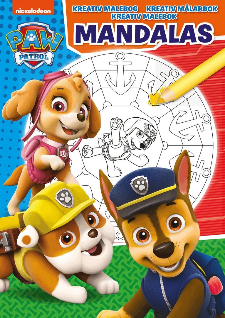 Nickelodeon Paw Patrol. Mandalas, Häftad