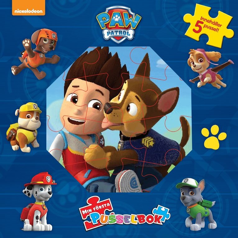Paw Patrol. Min första pusselbok, Kartonnage