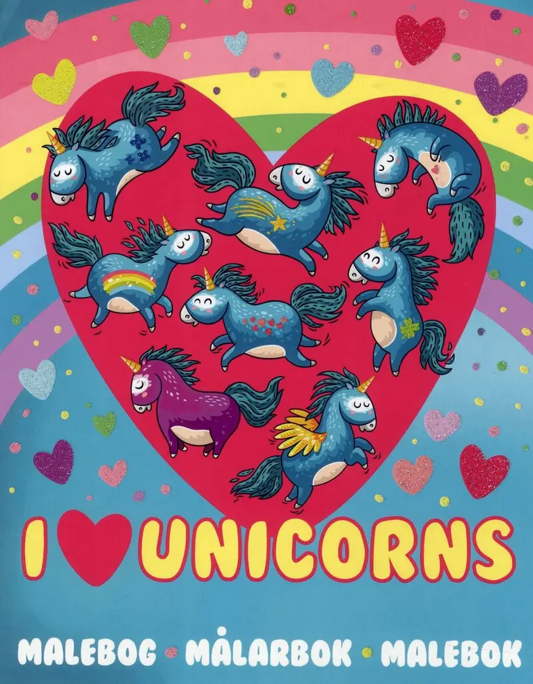 Unicorns Målarbok, Häftad. Tillgänglighet: Lägg i varukorg