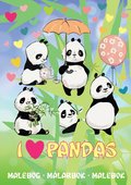 I love Pandas Målarbok