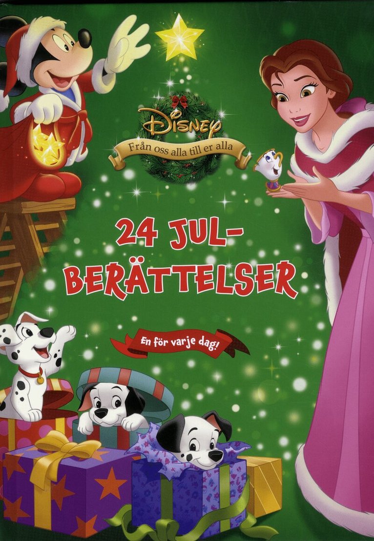 Disney - 24 Julberättelser : en för varje dag, Kartonnage