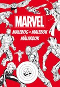 Marvel Delux Mlarbok