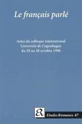 Le français parlé.