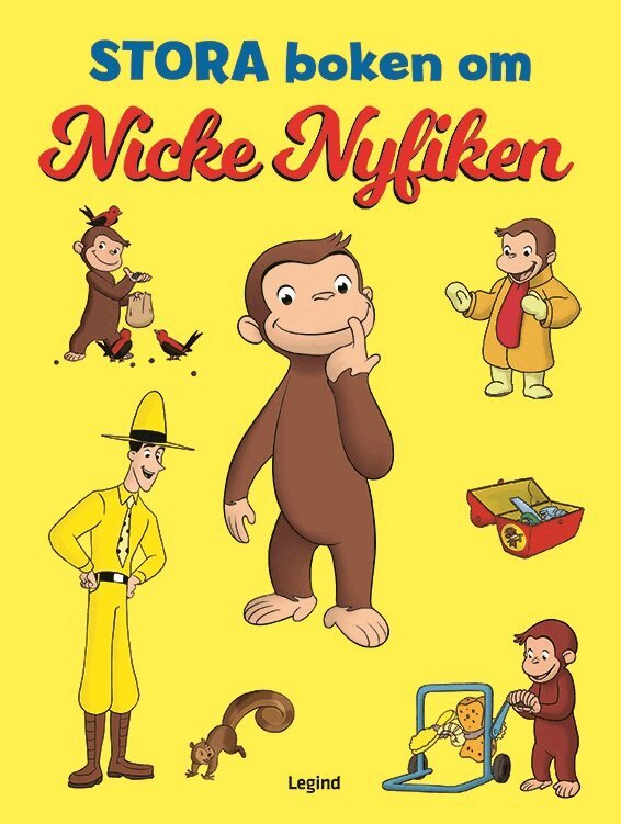 Stora boken om Nicke Nyfiken, Inbunden