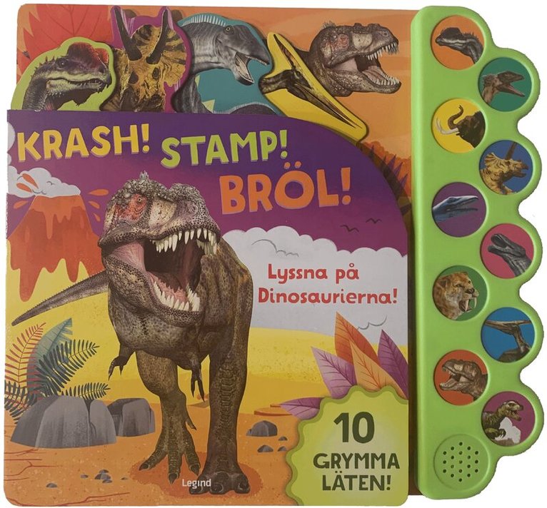 Dinosaurier - med 10 dinoljud, Kartonnage