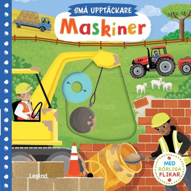 Campbell Books - Maskiner - med rörliga flikar, Kartonnage