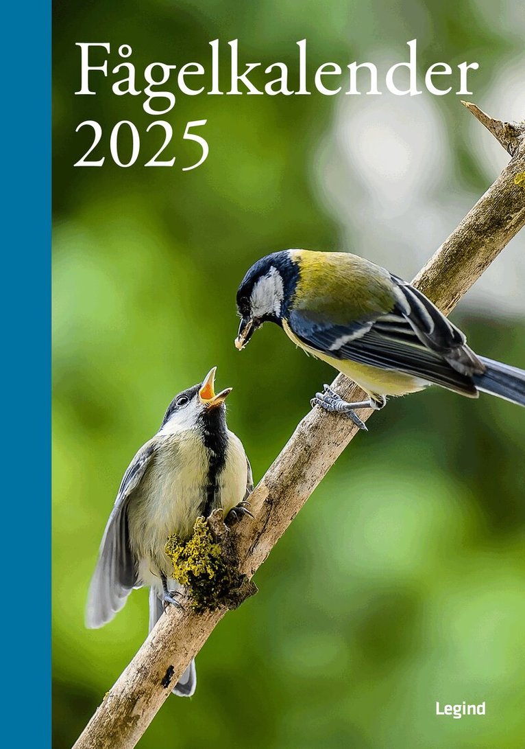 Legind - Fågelkalender 2025, Inbunden