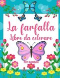 Libro da colorare a farfalla per bambini