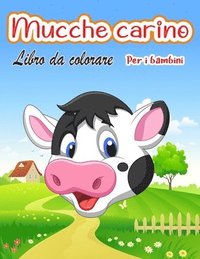 Carino mucca libro da colorare per i bambini