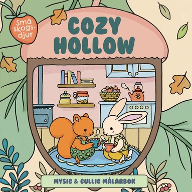 Nina Stajner - Cozy Hollow : Mysig och gullig Cozy Coloring målarbok från Nina Stajner, Häftad