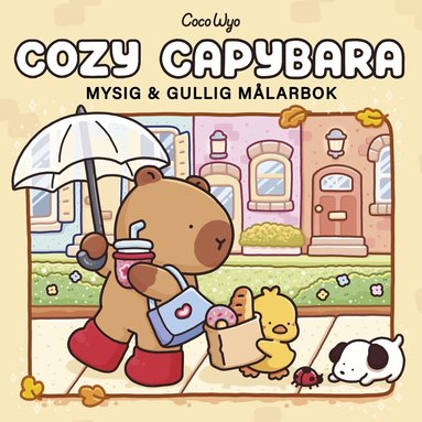Coco Wyo - Cozy Capybara : Mysig och gullig Cozy Coloring målarbok från Coco Wyo, Häftad