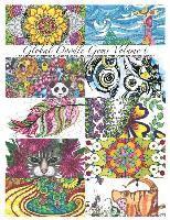 "Global Doodle Gems" Volume 6: "The Ultimate Coloring Book...an Epic Collection from Artists around the World! ", Häftad