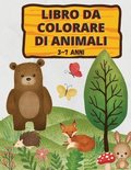 Libro da colorare di animali, 3-7 anni