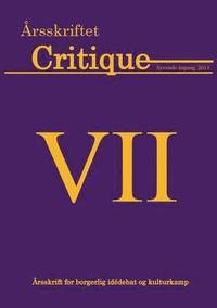 Arsskriftet Critique VII