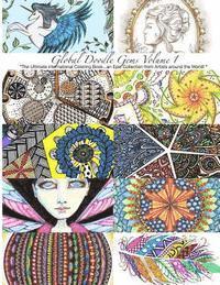 "Global Doodle Gems" Volume 1: "The Ultimate Coloring Book...an Epic Collection from Artists around the World! ", Häftad