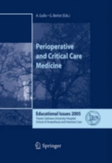 G. Berlot, A. Gullo - Perioperative and Critical Care Medicine, E-bok