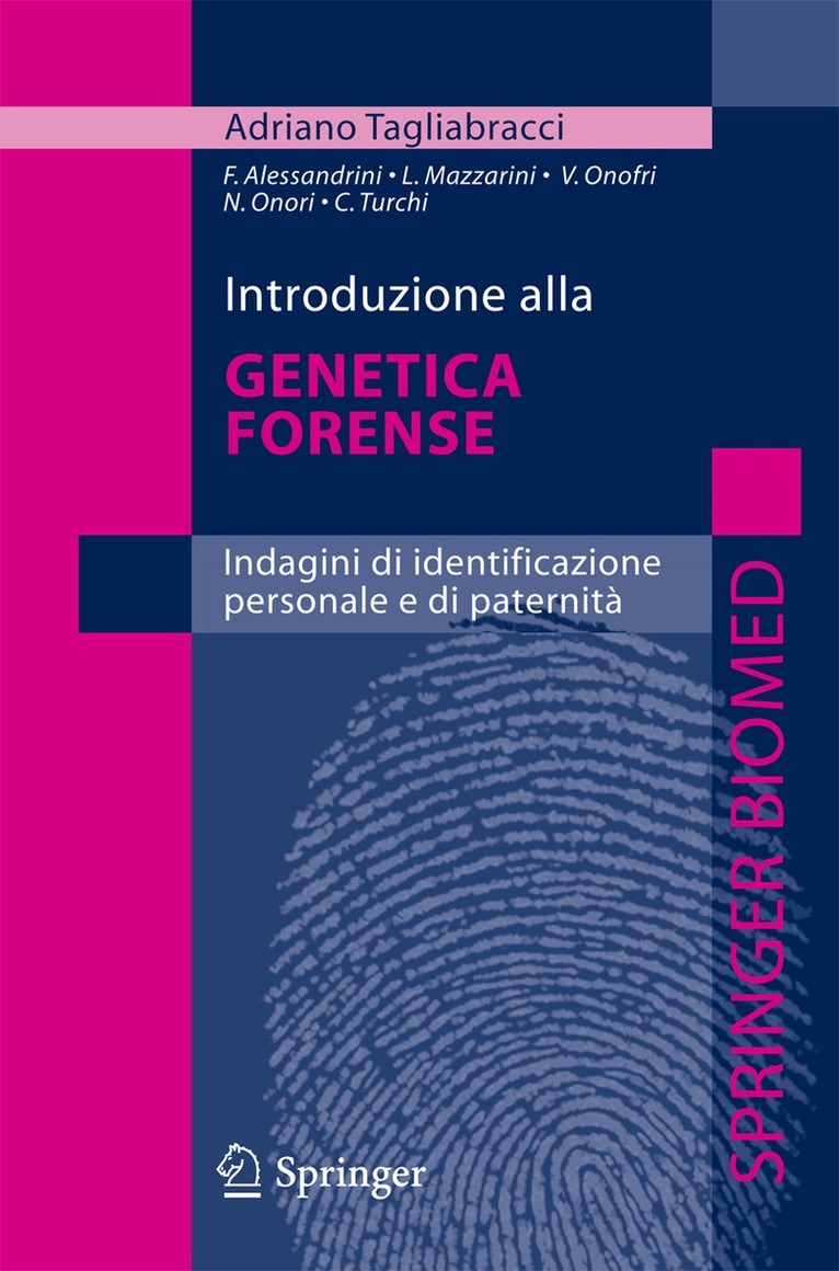 Adriano Tagliabracci - Introduzione alla genetica forense, Häftad