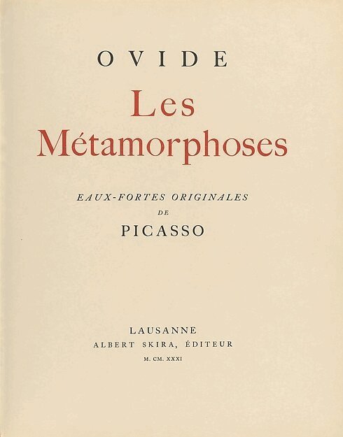 Ovide (Publius Ovidius Naso) - Les Métamorphoses, Inbunden
