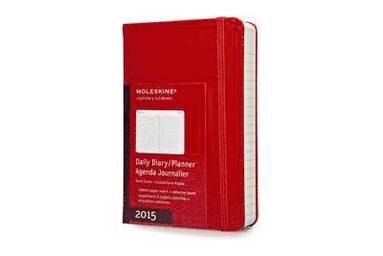 Moleskine Diary Daily Red 2015 Pocket