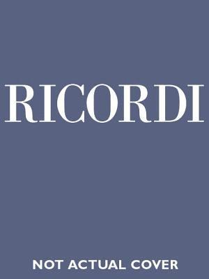 Alessandro Borin - Tito Manlio, RV 738: Ricordi Opera Vocal Score Series, Häftad